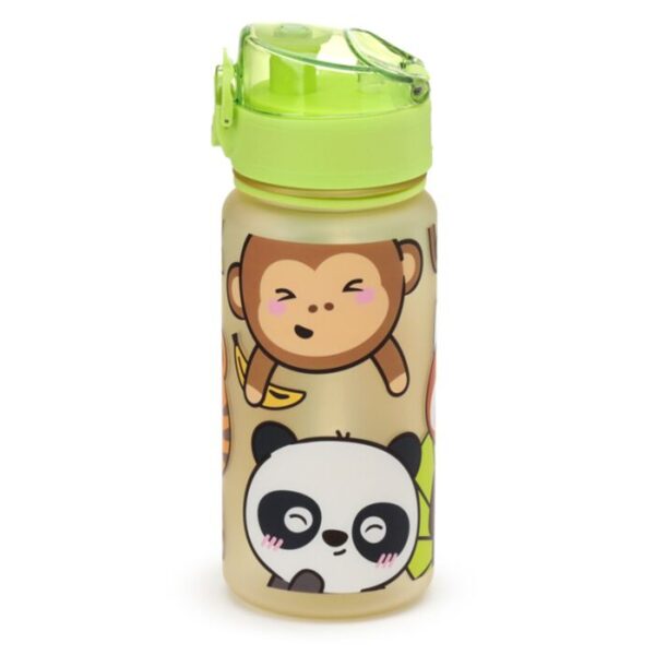 Shatterproof Pop Top Children's Water Bottle - Adoramals Wild 350ml