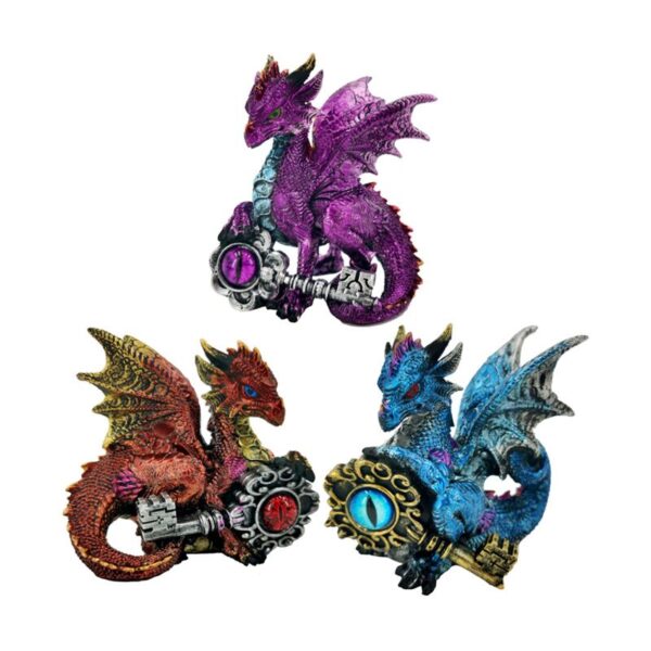 DRG579_001_1726754994 Dark Legends Dragon - Set of 3 Keys of Power Dragons