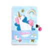 MEMO137_001_1754988338 Plush A5 Notebook with Padlock - Unicorn Magic