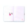 MEMO137_004_1754988338 Plush A5 Notebook with Padlock - Adoramals Frances the Rabbit