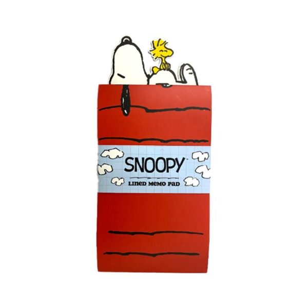 MEMO143_001_1747664412 Flip Open Shaped Memo Pad - Peanuts Snoopy & Woodstock