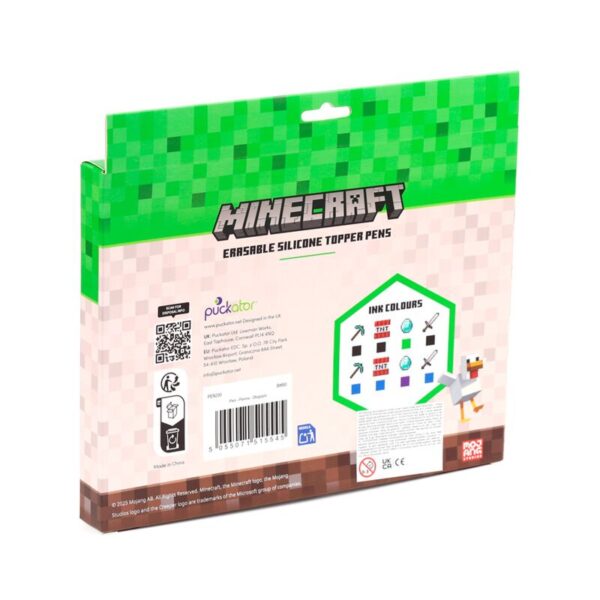 PEN330_005_1757408192 Erasable Pen with PVC Topper - Minecraft