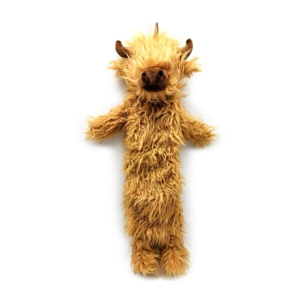 WARM133_001_1736940772 Hot Water Bottle with Plush Cover Long - Highland Coo