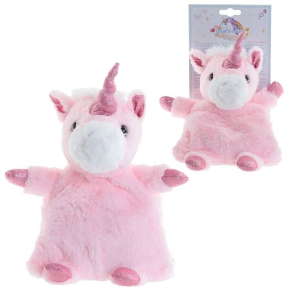 WARM29_001_1599595407 Microwavable Plush Lavender Heat Pack - Unicorn