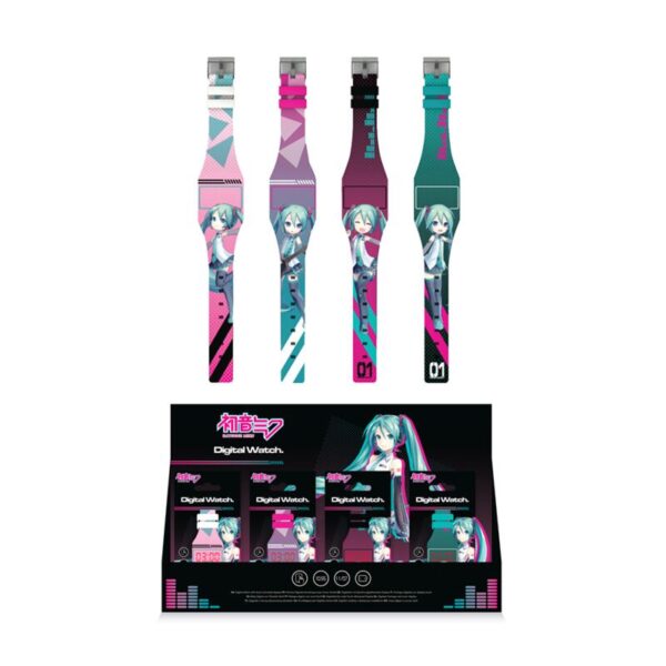 WATC32_001_1741085771 Silicone Digital Watch - Hatsune Miku