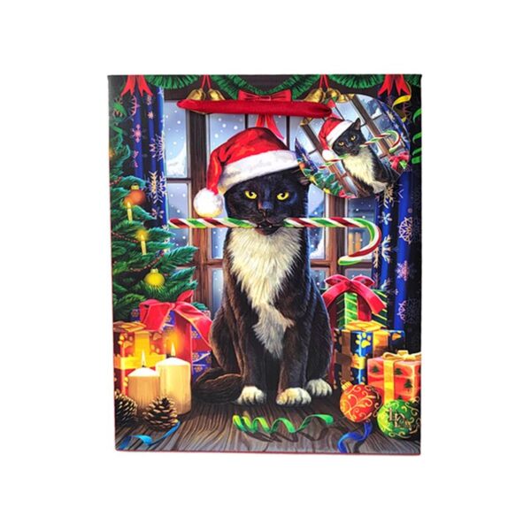 XGBAG124B_001_1742245097 Christmas Gift Bag (Medium) - Lisa Parker Christmas Krampus Cat