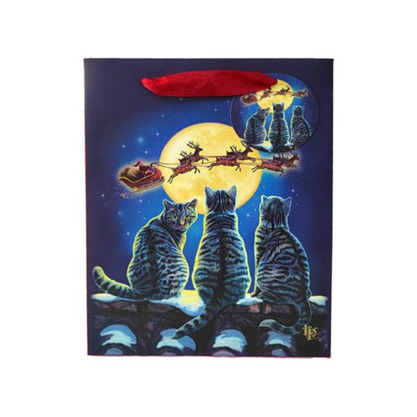 XGBAG125B_001_1742245166 Christmas Gift Bag (Large) - Lisa Parker Christmas Cats
