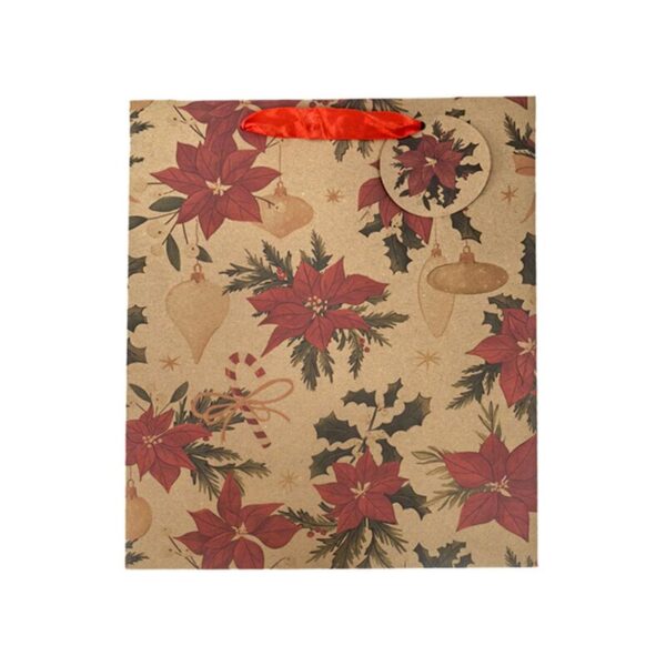 XGBAG126A_001_1742247769 Christmas Gift Bag (Large) - Christmas Botanicals