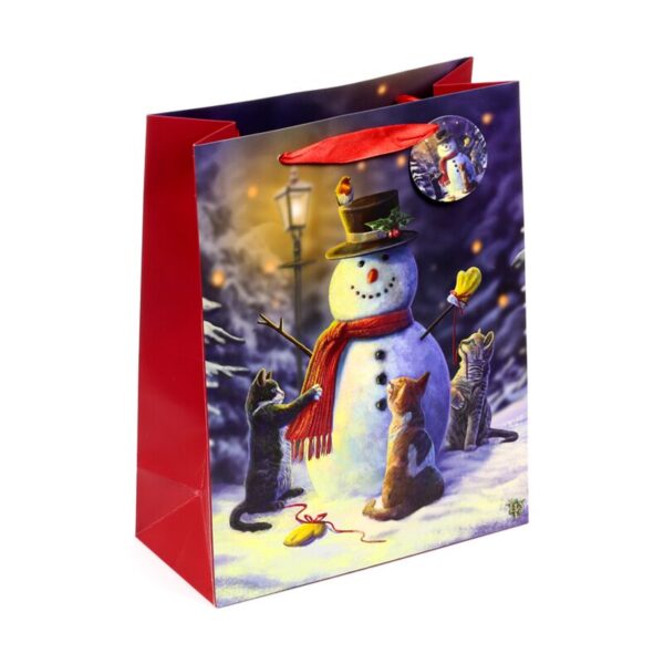 XGBAG130A_001_1758032181 (1) Christmas Gift Bag (Large) - Lisa Parker Little Helpers Christmas Cats