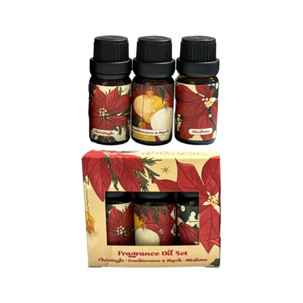 Set of 3 Fragrance Oils - Christmas Botanicals