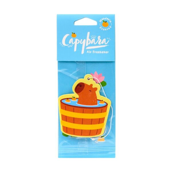 AIRF166_001_1759325653 2 x Air Freshener - Mandarin Scented Capybara