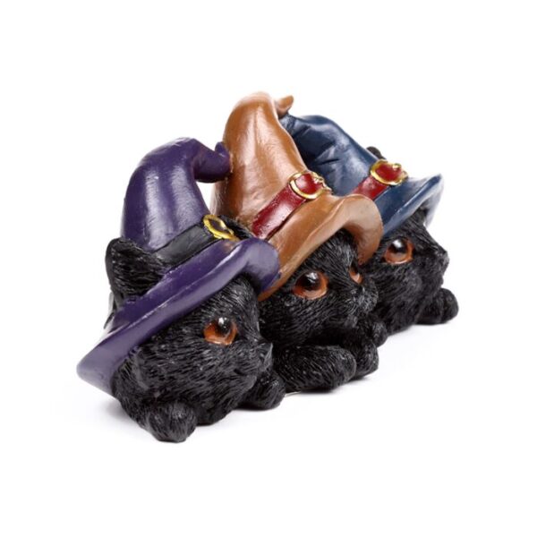 CAT198_008_1744380758 Witches Cat - Trio in Witches Hats