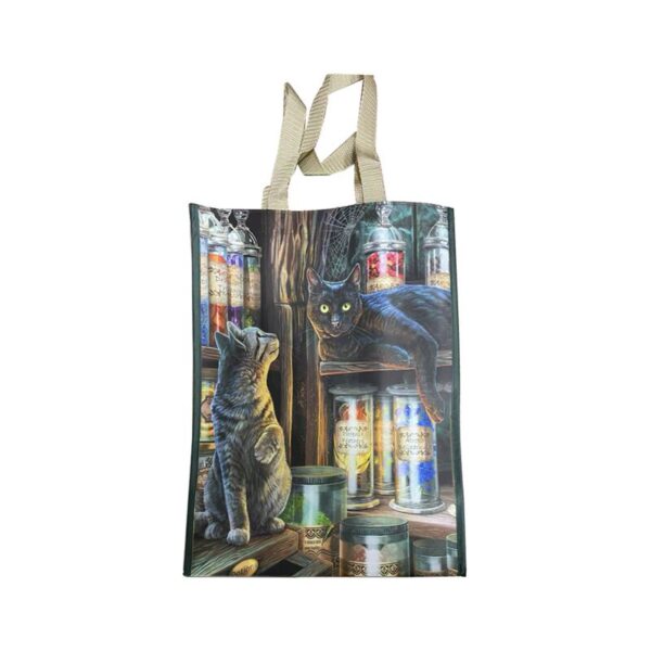 NWBAG103_001_1754472897 Durable Reusable Shopping Bag - Lisa Parker Magical Emporium Cat