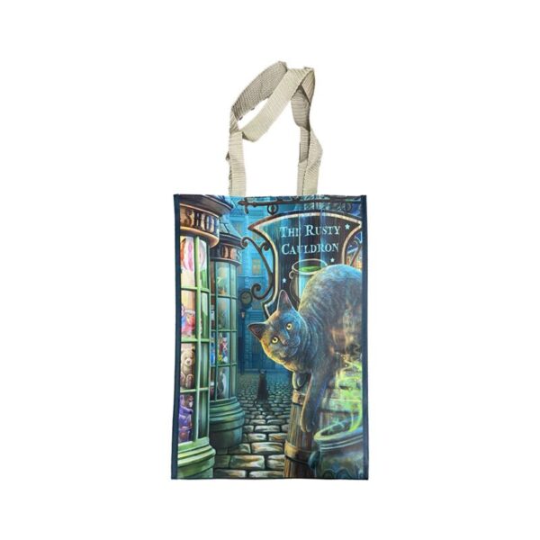 NWBAG104_001_1754472912 Durable Reusable Shopping Bag - Lisa Parker The Rusty Cauldron Cat