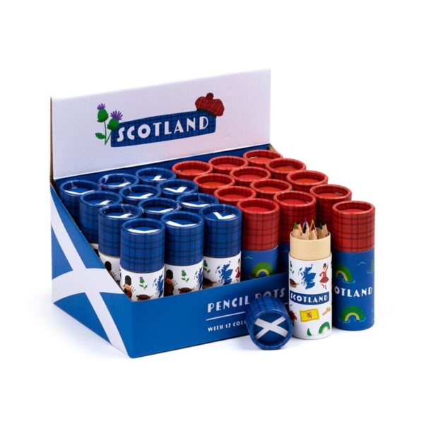 PCASE90_001_1748270369 Colouring Pencil Tube - Scotland Souvenir
