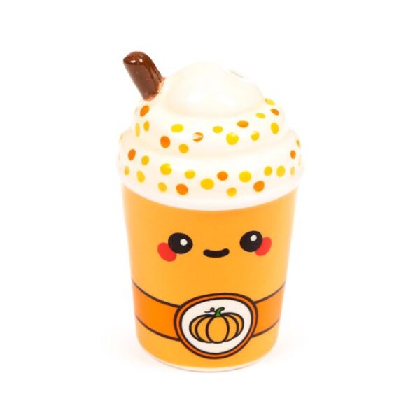 Ceramic Salt & Pepper Set - Hazel the Pumpkin Spiced Latte Foodiemals