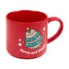XMUG449_001_1755698233 Large Porcelain Mug - Christmas Pusheen the Cat