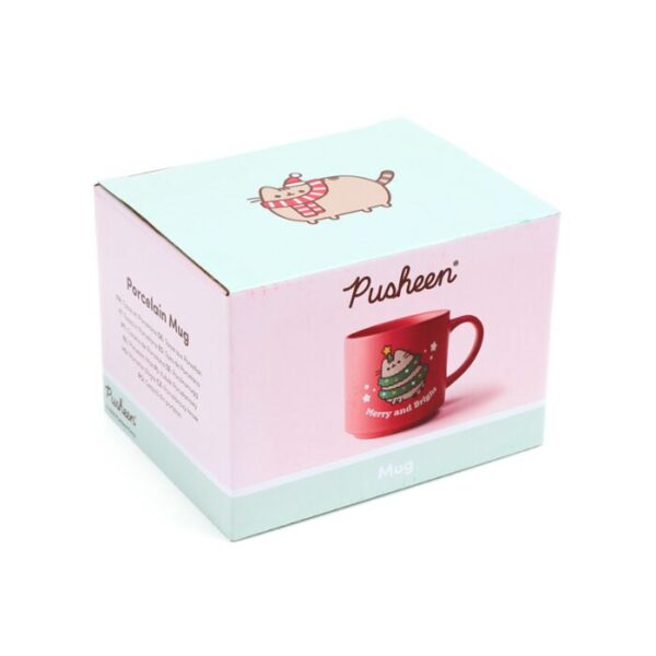 XMUG449_002_1755698233 Large Porcelain Mug - Christmas Pusheen the Cat