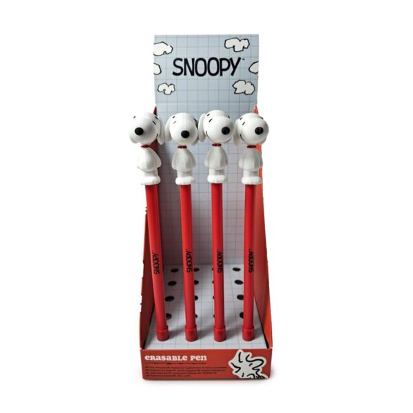 PEN326_001_1751372661 Erasable Pen with Silicone Topper - Peanuts Snoopy