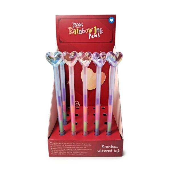 PEN340_001_1751370552 Rainbow Ink Pen - Amore Heart