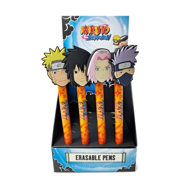 PEN341_001_1751906950 Erasable Pen with PVC Topper - Naruto