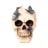 Decorative Ornament - Skull with Metallic Butterflies