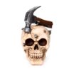 Decorative Ornament - Skull with Hammer & Nails