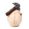 Decorative Ornament - Skull with Hammer & Nails