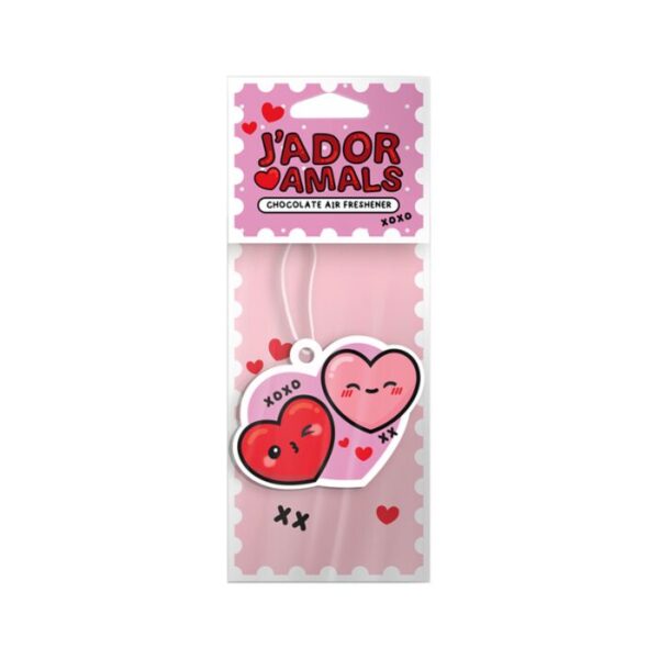 2pcs x Air Freshener - Chocolate Scented J'Adoramals Double Heart