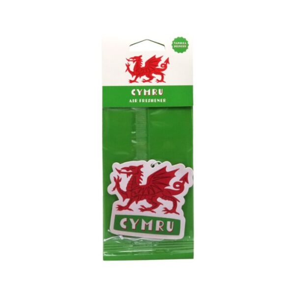 2pcs x Air Freshener - Vanilla Scented Welsh Dragon Wales (Cymru)
