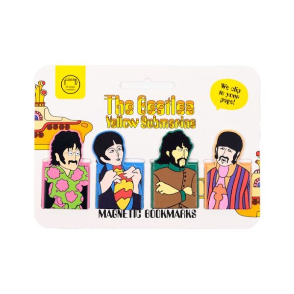 BOOK32_002_1762957716 Magnetic Bookmark Set - The Beatles Yellow Submarine