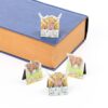 Magnetic Bookmark Set - Jan Pashley Highland Coo Cow