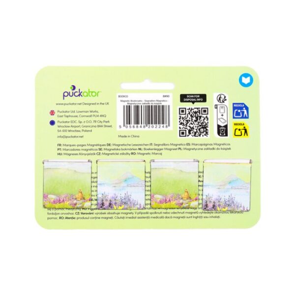 Magnetic Bookmark Set - Jan Pashley Highland Coo Cow