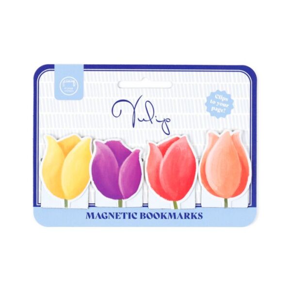 BOOK36_002_1772029214 Magnetic Bookmark Set - Tulip