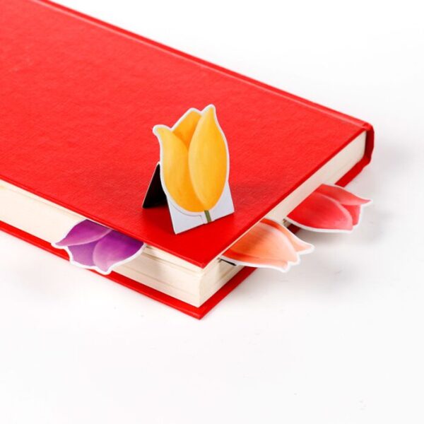 BOOK36_005_1772029214 Magnetic Bookmark Set - Tulip
