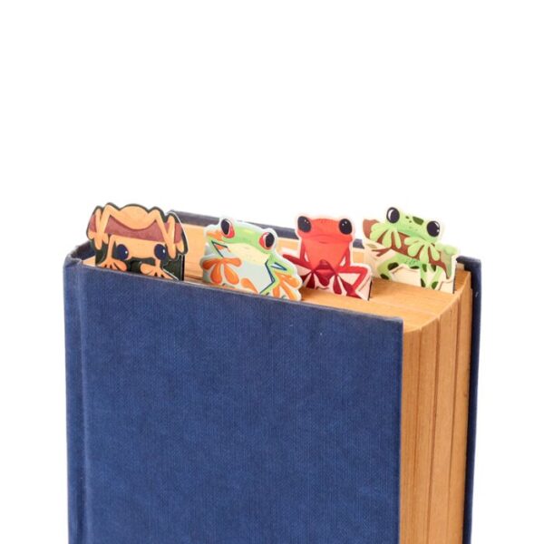 BOOK42_005_1762957753 Magnetic Bookmark Set - Tropical Frogs