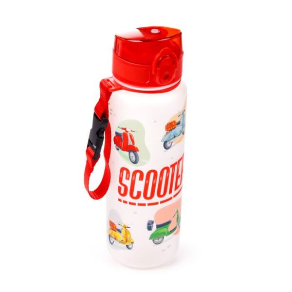 Shatterproof Pop Top Water Bottle 600ml - Scooter