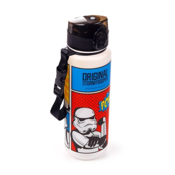 Shatterproof Pop Top Water Bottle 600ml - The Original Stormtrooper Pop Art
