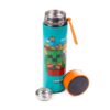 BOT375_001_1770216756 Reusable Insulated Drinks Bottle 450ml Digital Thermometer - Minecraft Chibi