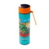 BOT375_002_1770216756 Reusable Insulated Drinks Bottle 450ml Digital Thermometer - Minecraft Chibi