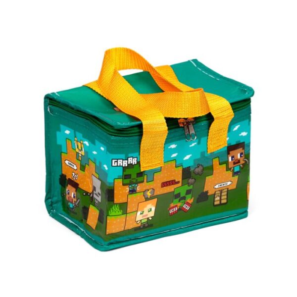 Chibi Steve & Alex Minecraft RPET Cool Bag