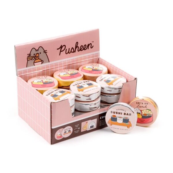 Compressed Travel Towel - Pusheen the Cat Sushi Club