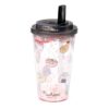 Shatterproof Double Walled Cup with Lid and Straw - Pusheen the Cat Sushi Club