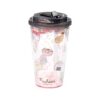 Shatterproof Double Walled Cup with Lid and Straw - Pusheen the Cat Sushi Club