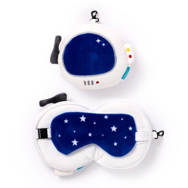 CUSH256_001_1714567898 Relaxeazzz Travel Pillow & Eye Mask - Space Cadet