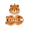 Relaxeazzz Travel Pillow & Eye Mask - Mimi the Marmot