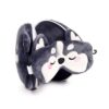 CUSH440_003_1765369237 Relaxeazzz Travel Pillow & Eye Mask - Luna the Husky