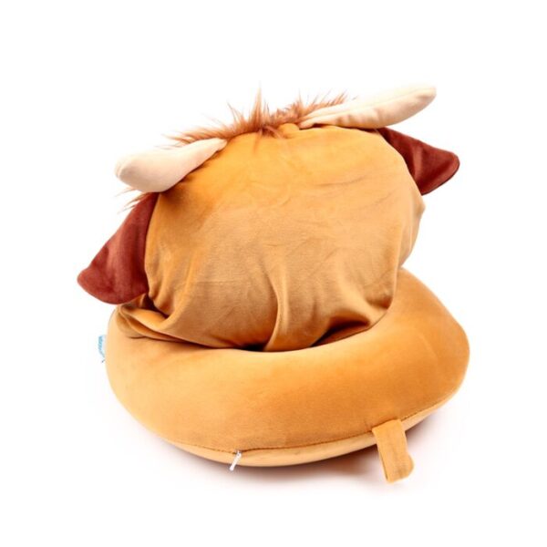 Hoodeazzz Travel Pillow & Hood - Hairy Coos Highland Coo