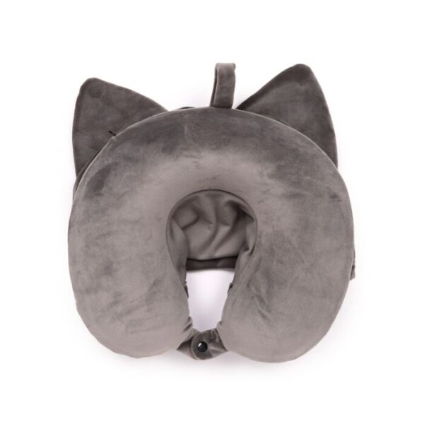 Hoodeazzz Travel Pillow & Hood - Beans & Co Pepper the Cat