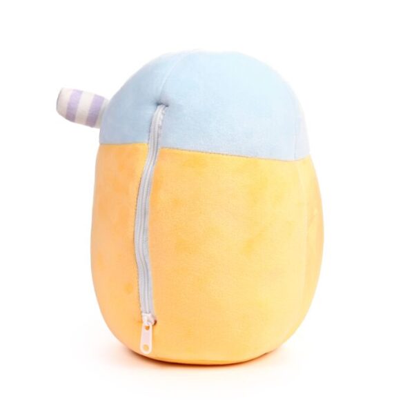 CUSH456_007_1765369296 2-in-1 Swapseazzz Travel Pillow and Plush Toy - Foodiemals Boba the Bubble Tea